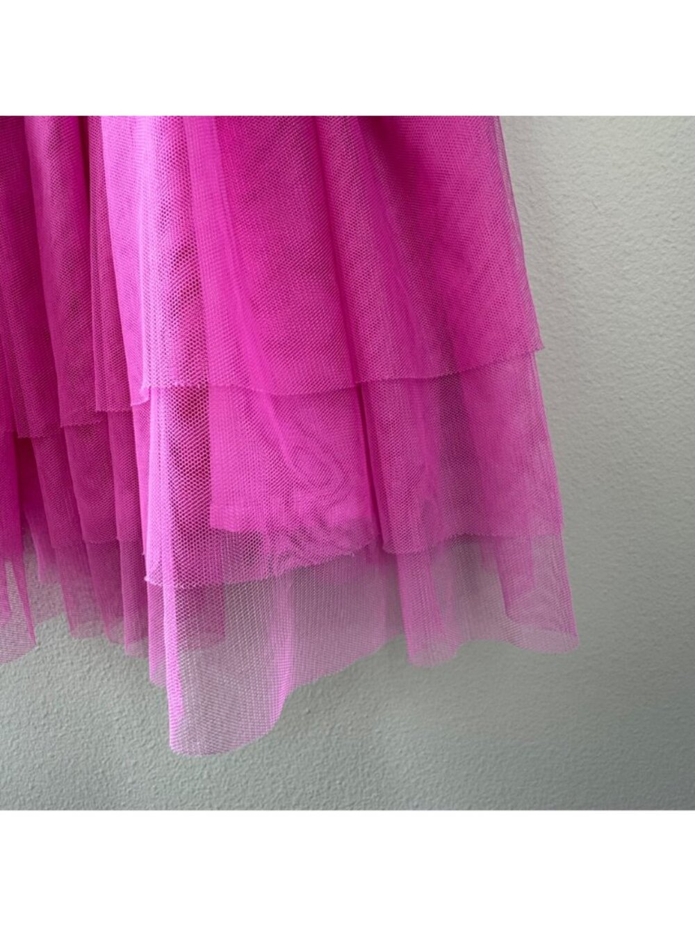 COTTON ON Kids Superhero Dress Girls 7 Pink Tulle Gold Sequin Costume Party Dres - Picture 4 of 6